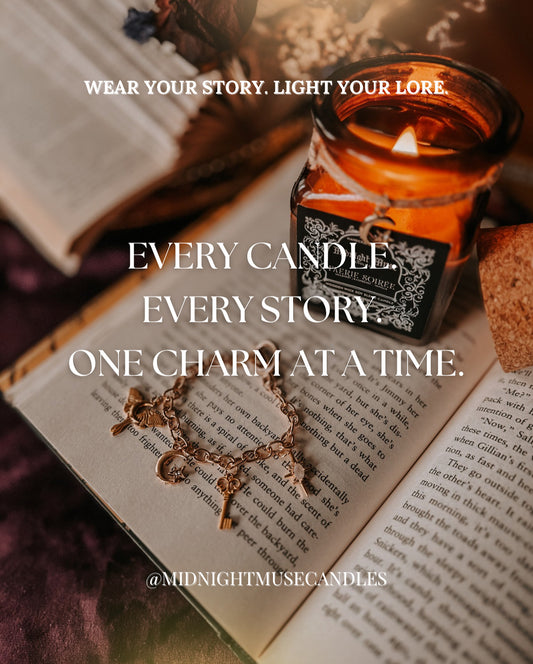 Muse Chain™ Collectors Bracelet – Midnight Muse Candles Charm Collector Bracelet